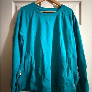 Lilly Pulitzer Teal Crew Neck Sweater